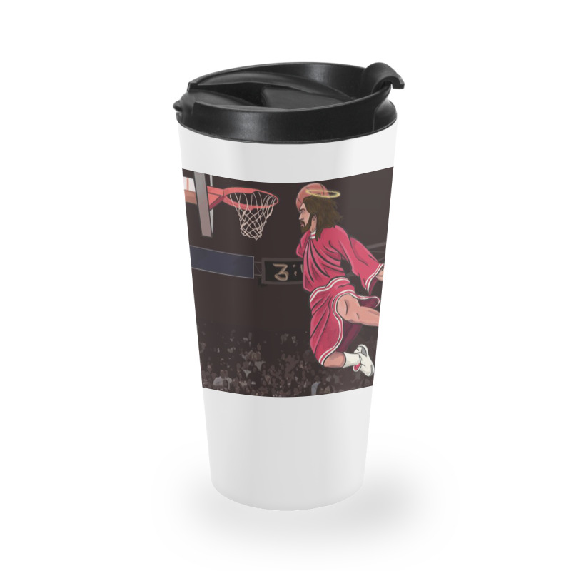 Could Jesus Ball Poster Travel Mug | Artistshot