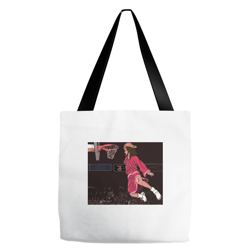 Could Jesus Ball Poster Tote Bags | Artistshot