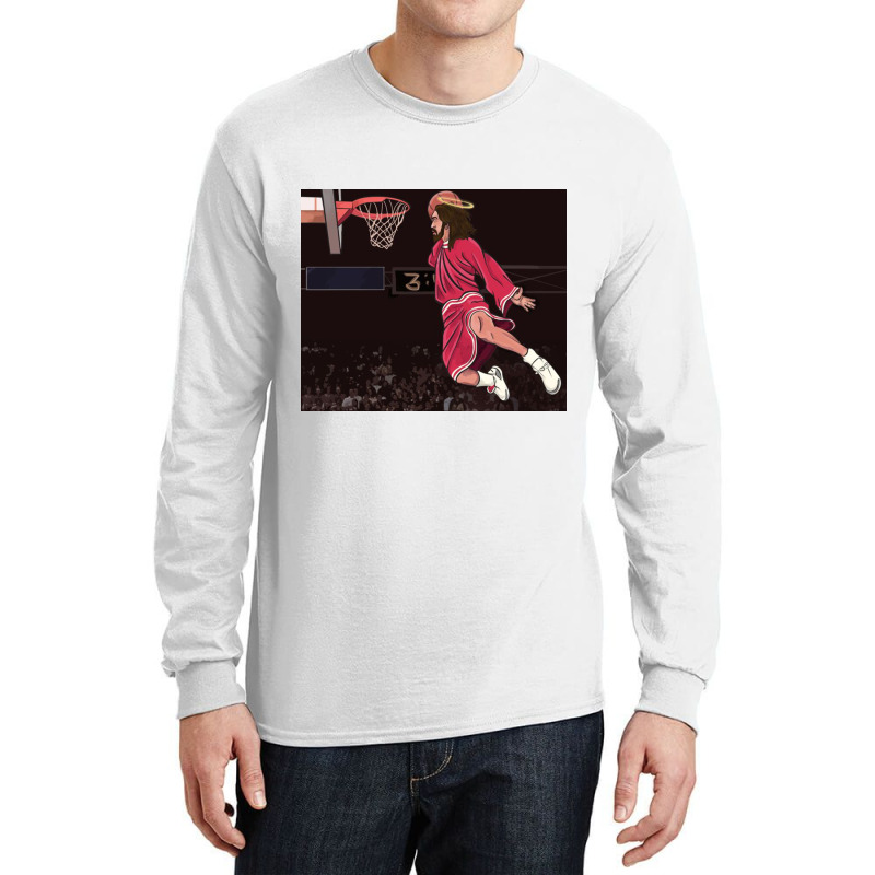 Could Jesus Ball Poster Long Sleeve Shirts | Artistshot