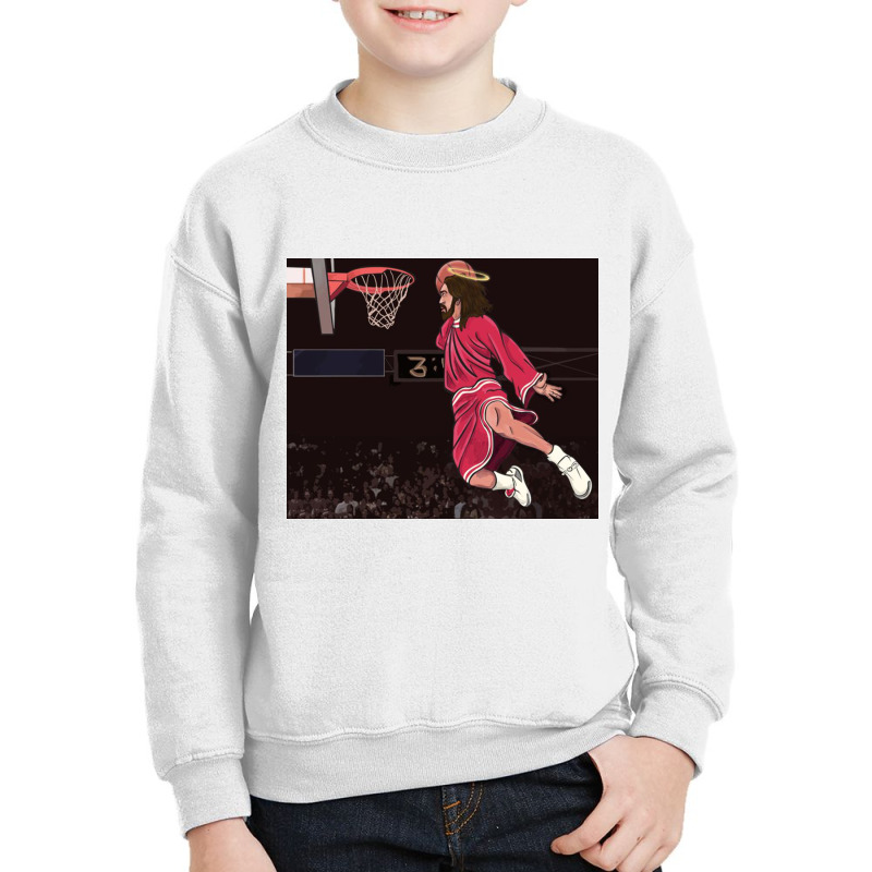 Could Jesus Ball Poster Youth Sweatshirt | Artistshot