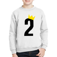 Second Birthday Crown Youth Sweatshirt | Artistshot