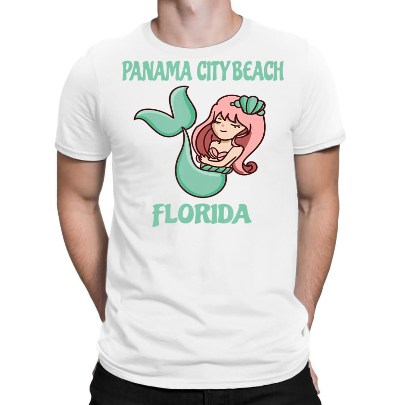 Panama City Beach Cute Mermaid Themed T-Shirt by rastyrocl | Artistshot