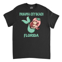 Panama City Beach Cute Mermaid Themed Classic T-shirt | Artistshot