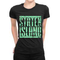 Staten Island-b7odd Ladies Fitted T-shirt | Artistshot