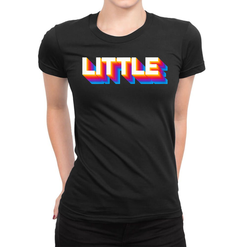 70s 80s Big Reveal Sorority Little Sister Big Little Week Ladies Fitted T-Shirt by hongquangd | Artistshot