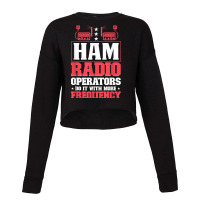 Ham Radio Radio Operator Amateur Radio Signal T Shirt Cropped Sweater | Artistshot