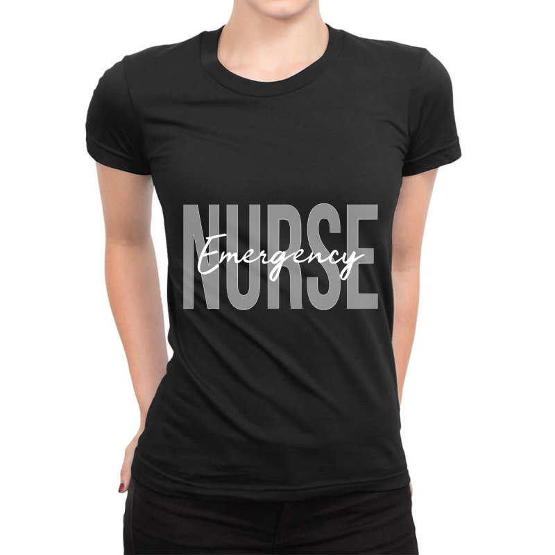 Er Nurse Emergency Room Nurse Registered Nurse Ladies Fitted T-shirt | Artistshot