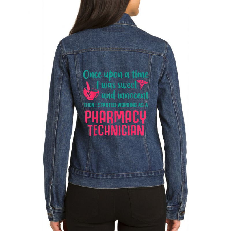 Then I Started Working As A Pharmacy Technician Shirt Ladies Denim Jacket by GARYAMILTON | Artistshot