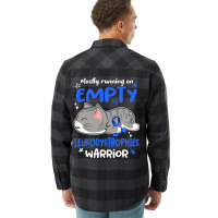 Mostly Running On Empty Leukodystrophies Warrior-u2k1z Flannel Shirt | Artistshot