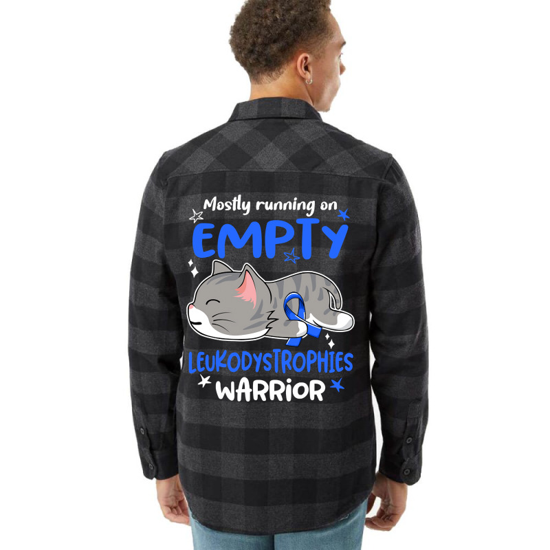 Mostly Running On Empty Leukodystrophies Warrior-u2k1z Flannel Shirt | Artistshot