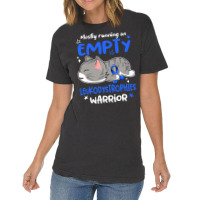 Mostly Running On Empty Leukodystrophies Warrior-u2k1z Vintage T-shirt | Artistshot