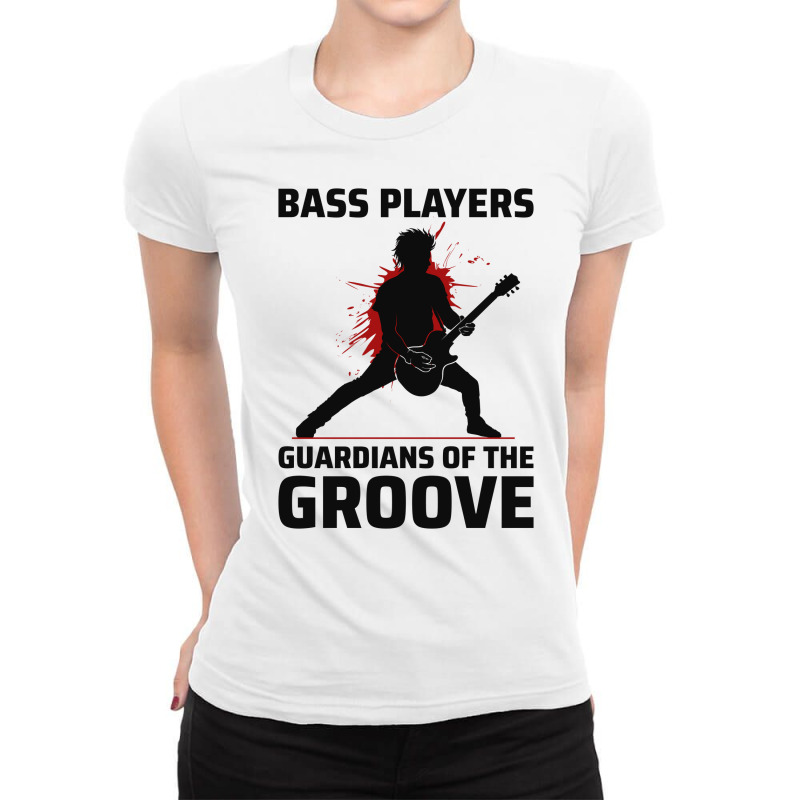 Bass Guitar Player Music Musician Bassist Funny Ladies Fitted T-shirt | Artistshot