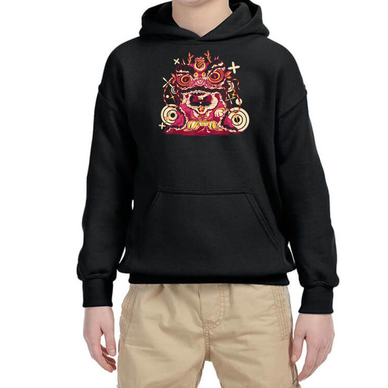 Happy Chinese New Year 2023 Year Of The Rabbit Dragon Dance T Shirt Youth Hoodie by gswarnkab | Artistshot