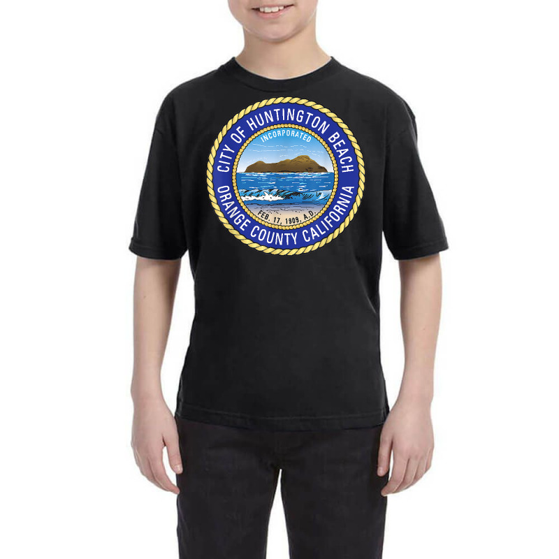 Huntington Beach Coat Of Arms Jersey National Pride Gift T Shirt Youth Tee by gswarnkab | Artistshot