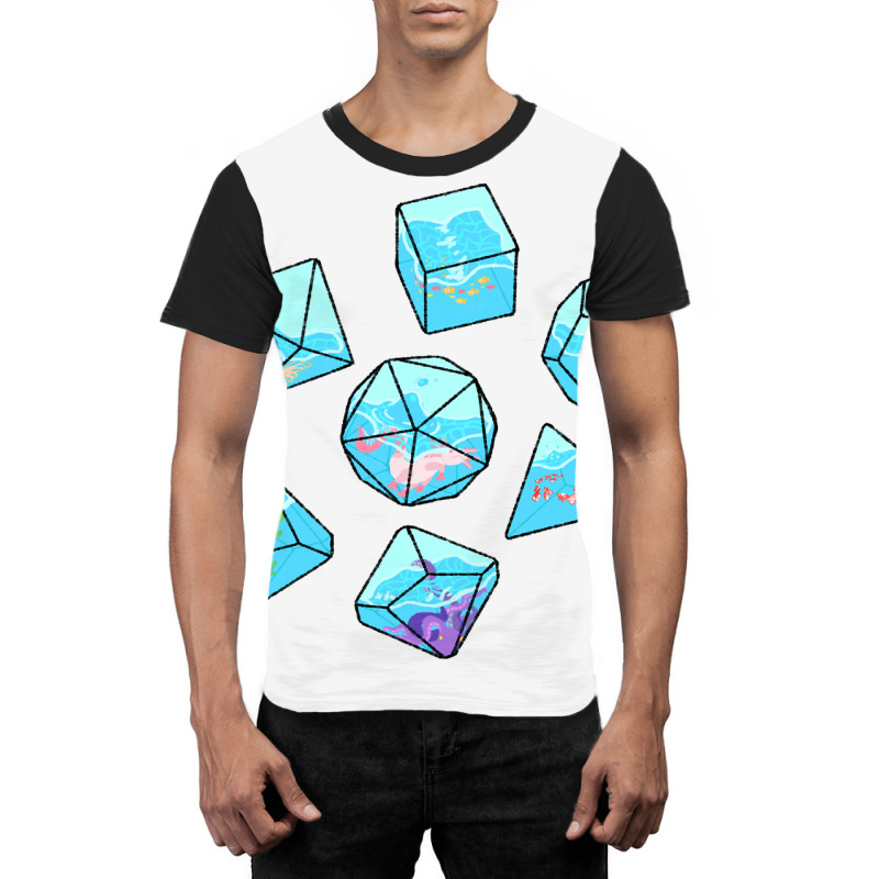 Pond Life Dice Graphic T-shirt | Artistshot