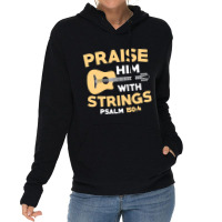 Christian Music Church Guitar Bass Jesus  Rock Gift Lightweight Hoodie | Artistshot