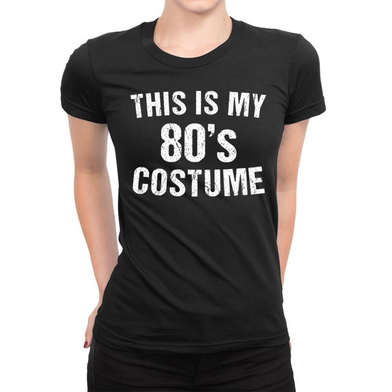 80s Costume Halloween 1980s Ladies Fitted T-Shirt by hongquangd | Artistshot