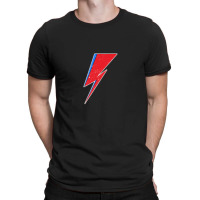 Red And Blue Thunderbolt T-shirt | Artistshot