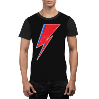 Red And Blue Thunderbolt Graphic T-shirt | Artistshot