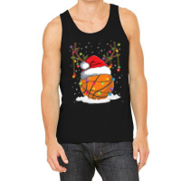 Christmas Basketball Reindeer Funny Santa Hat Xmas Kids Tank Top | Artistshot