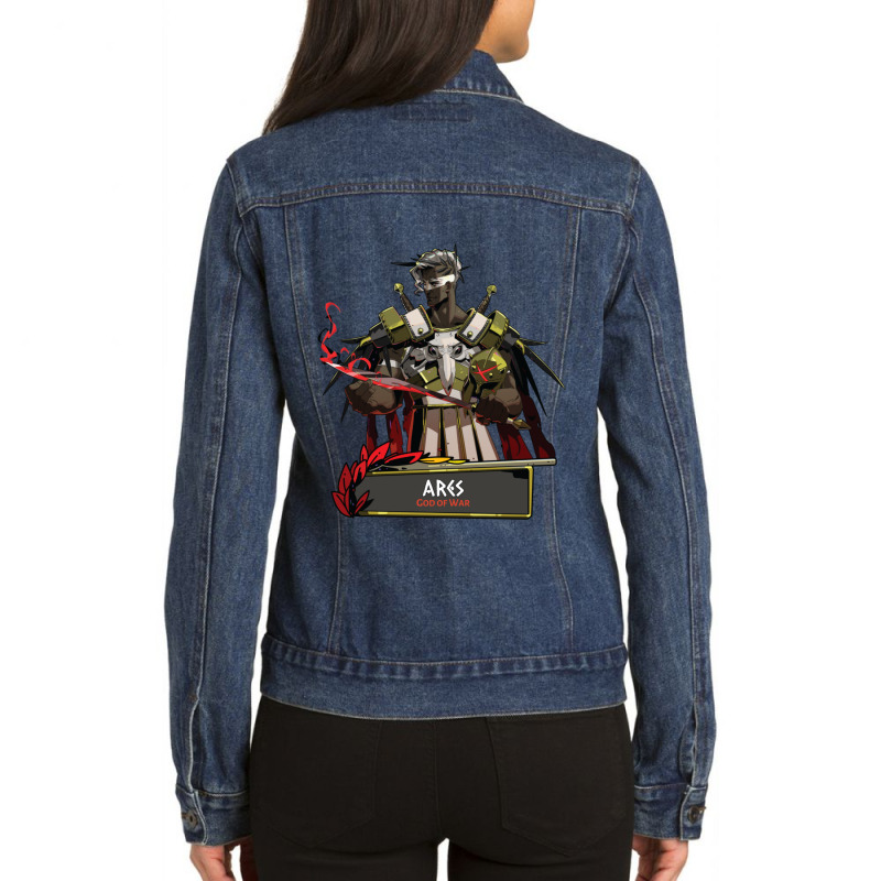 Hades Game Ares Ladies Denim Jacket by LisaBurlingame | Artistshot