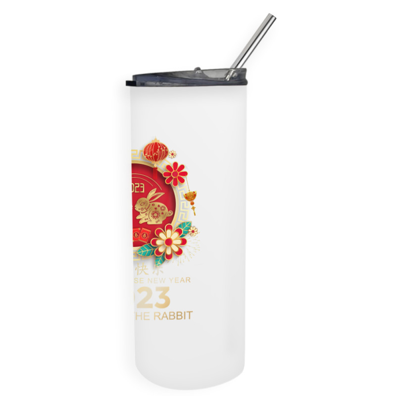 Happy Lunar New Year 2023 Year Of The Rabbit Skinny Tumbler | Artistshot