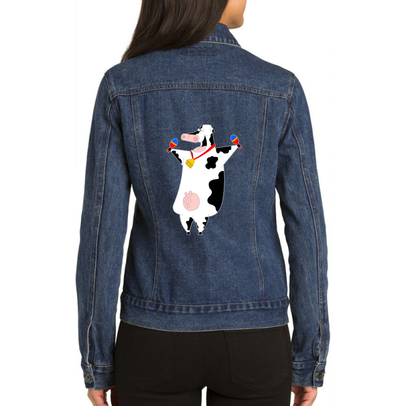 Milkshake Ladies Denim Jacket by WilliamReitmeyer | Artistshot