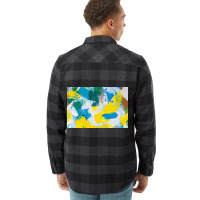 Yellow Paint Textured Flannel Shirt | Artistshot