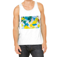 Yellow Paint Textured Tank Top | Artistshot