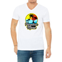 Summer Paradise Mose V-neck Tee | Artistshot