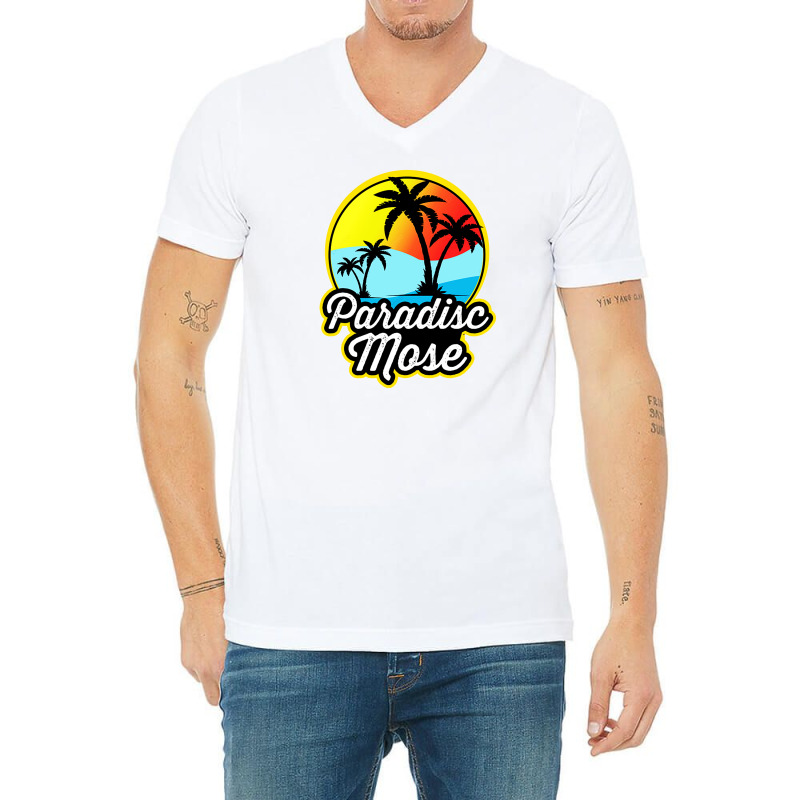 Summer Paradise Mose V-Neck Tee by brendajackson | Artistshot