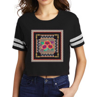 Floral Design Scorecard Crop Tee | Artistshot