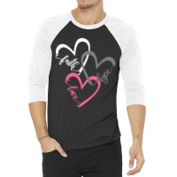 Faith Hope Love Hearts Tee 3/4 Sleeve Shirt | Artistshot