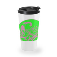 Giant Alligator Snapping Turtle - Japanese Style For Reptiles Lovers - Travel Mug | Artistshot