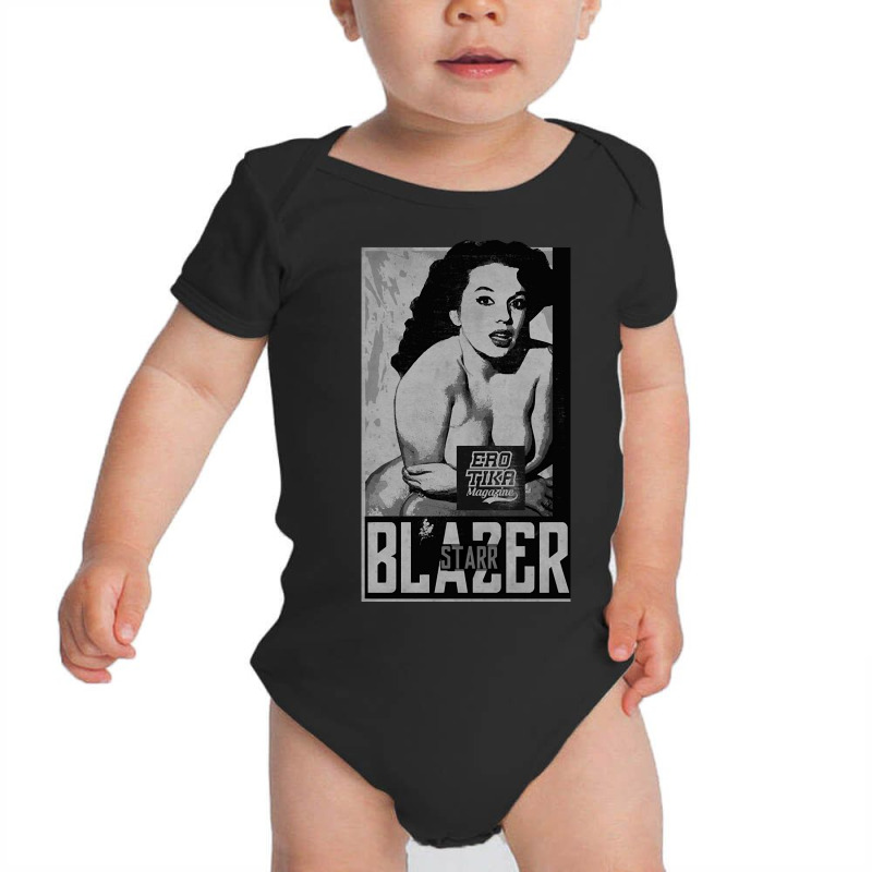 Erotic Vintage Magazine Bw Baby Bodysuit | Artistshot