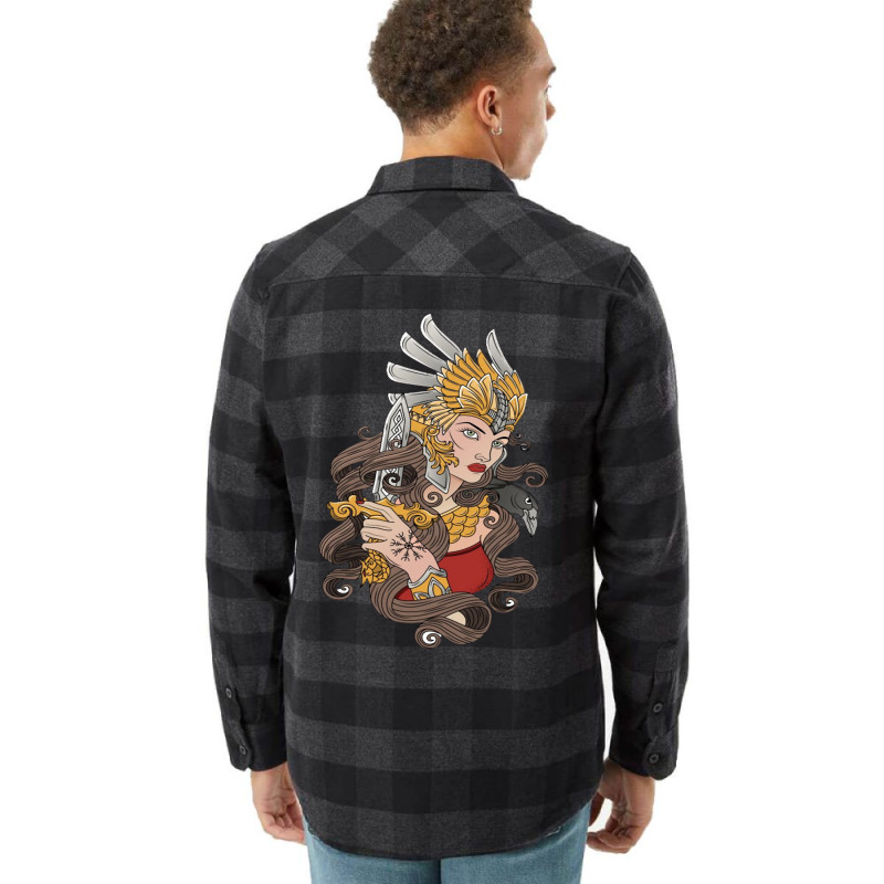 Warrior Woman Flannel Shirt | Artistshot