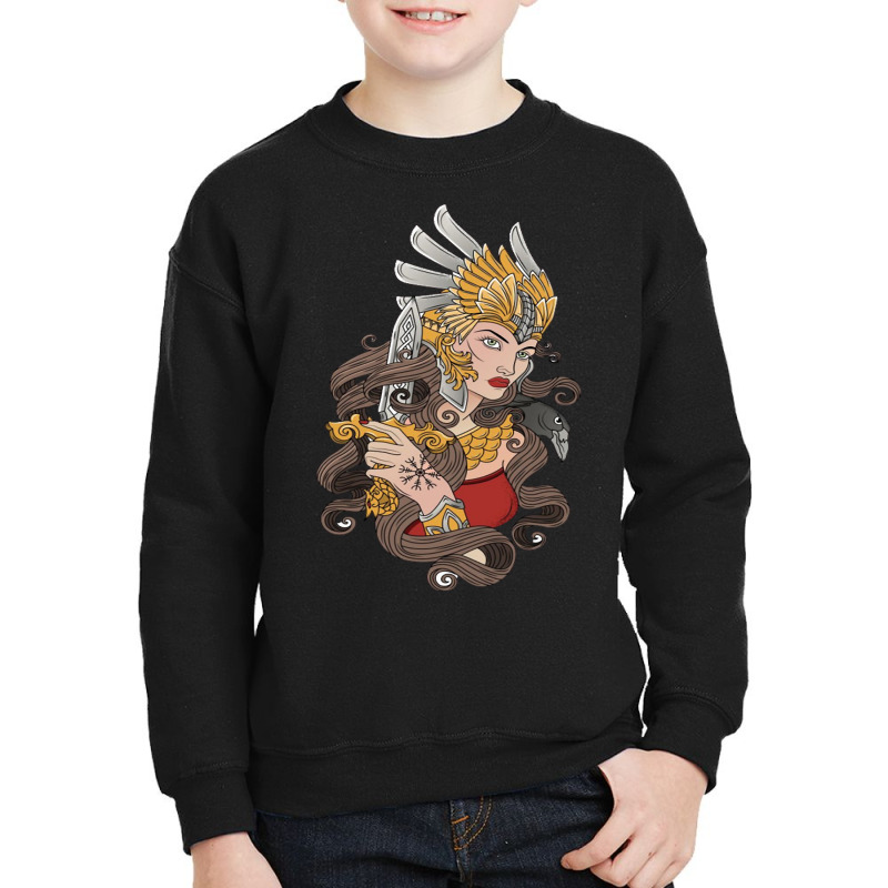 Warrior Woman Youth Sweatshirt | Artistshot