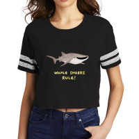 Whale Sharks Rule! Scorecard Crop Tee | Artistshot