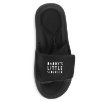 Father S Day  For Kid Boys And Girls Daddys Sidekick Slide Sandal | Artistshot