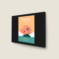 Welcome To Pterodactyl Home Landscape Canvas Print | Artistshot