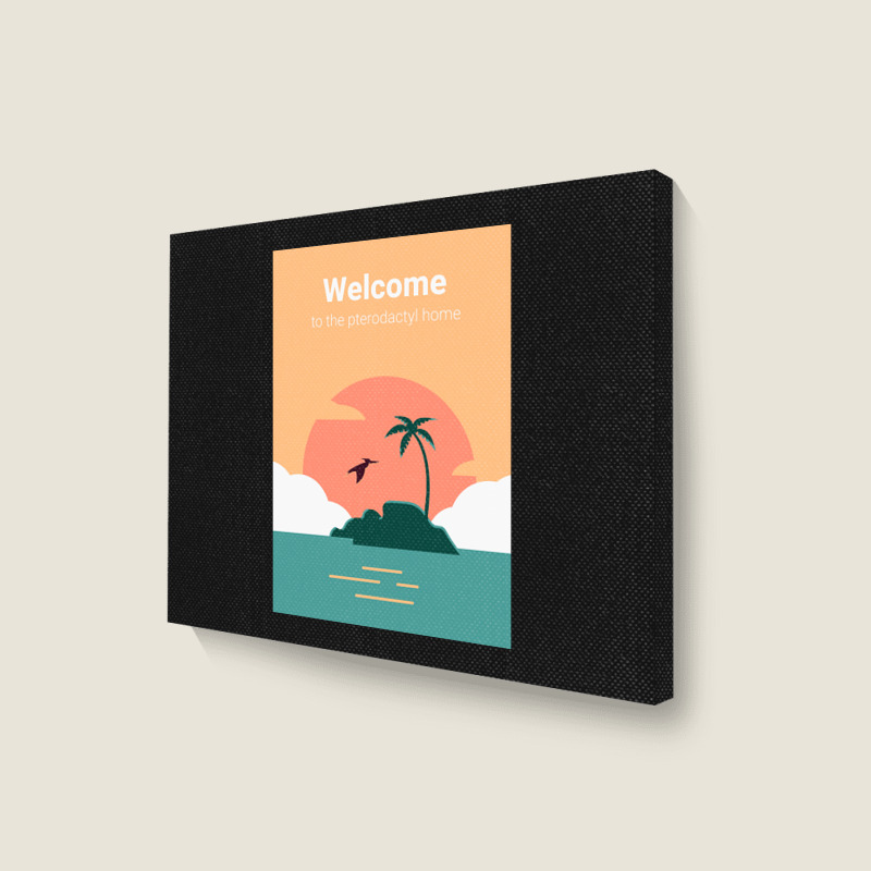 Welcome To Pterodactyl Home Landscape Canvas Print | Artistshot