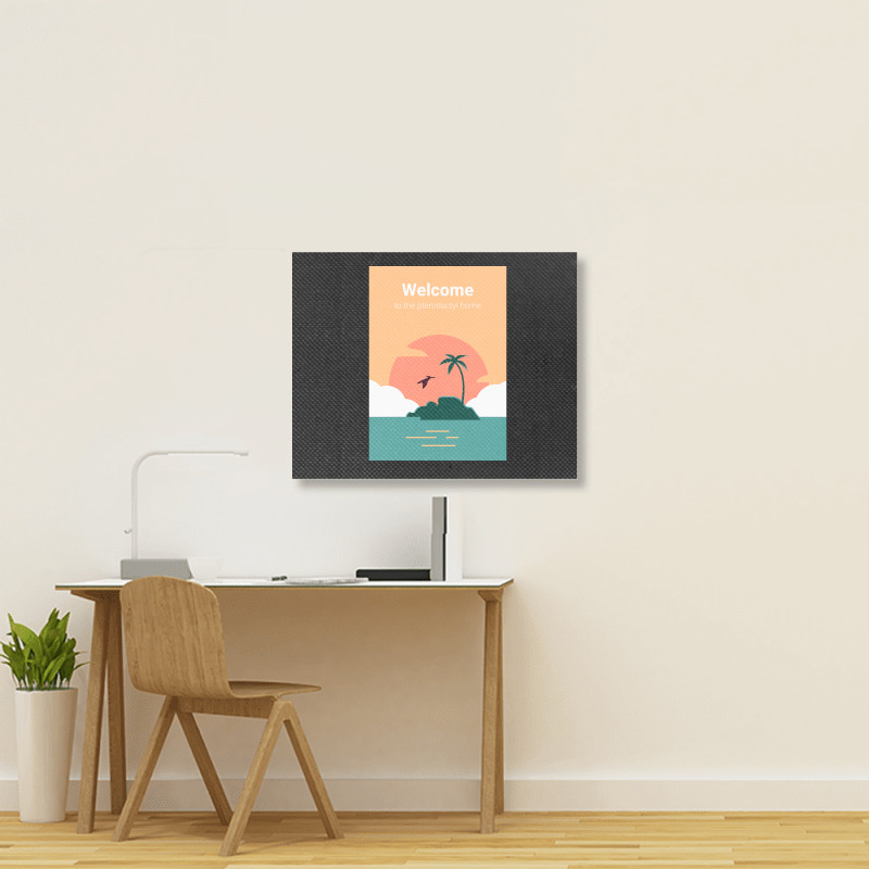 Welcome To Pterodactyl Home Landscape Canvas Print | Artistshot