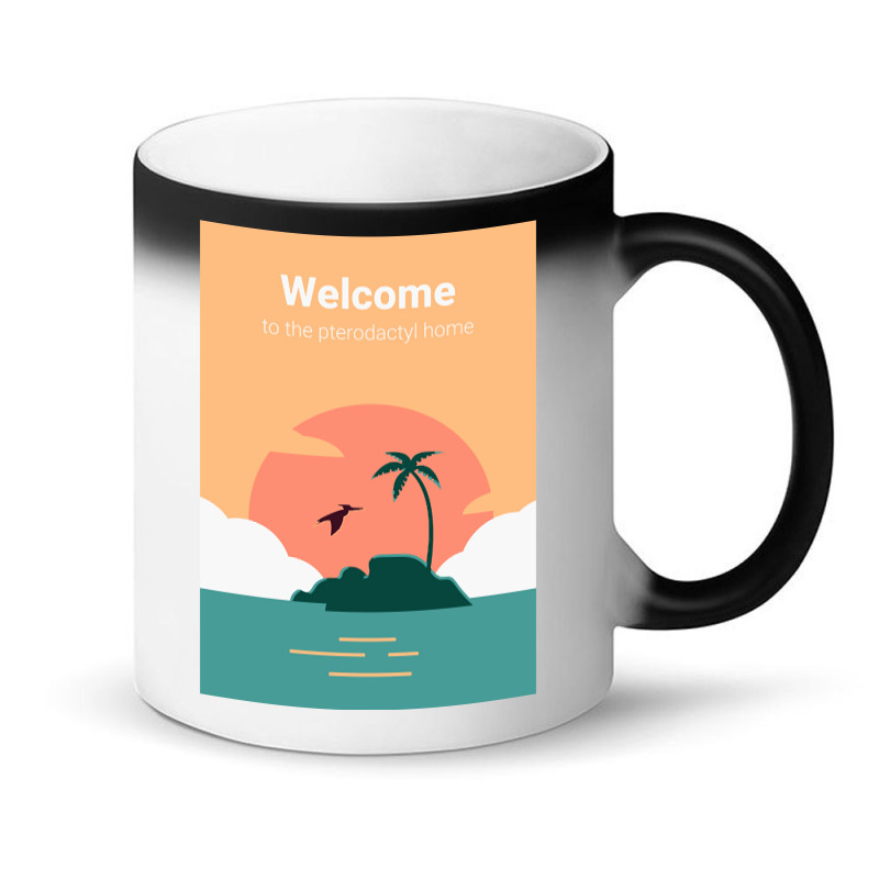 Welcome To Pterodactyl Home Magic Mug | Artistshot