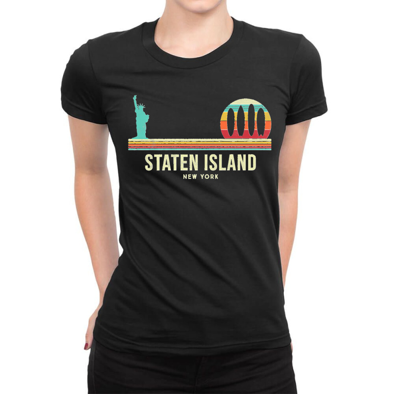 Staten Island New York Premium Ladies Fitted T-Shirt by JilmarM.Perez | Artistshot