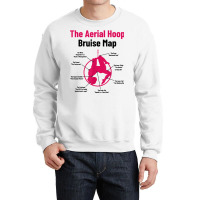 The Aerial Hoop Bruise Map Acrobatics Gymnastics Sports T Shirt Crewneck Sweatshirt | Artistshot