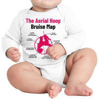 The Aerial Hoop Bruise Map Acrobatics Gymnastics Sports T Shirt Long Sleeve Baby Bodysuit | Artistshot