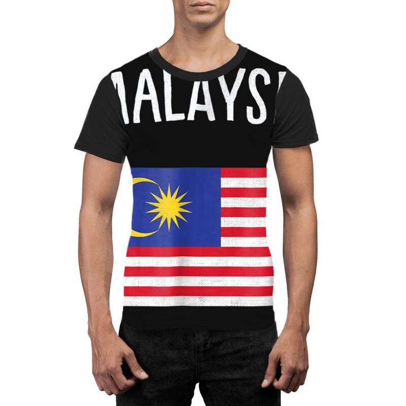 Malaysia Flag Graphic T-shirt by LUCYICHARDS | Artistshot