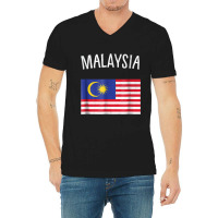 Malaysia Flag V-neck Tee | Artistshot