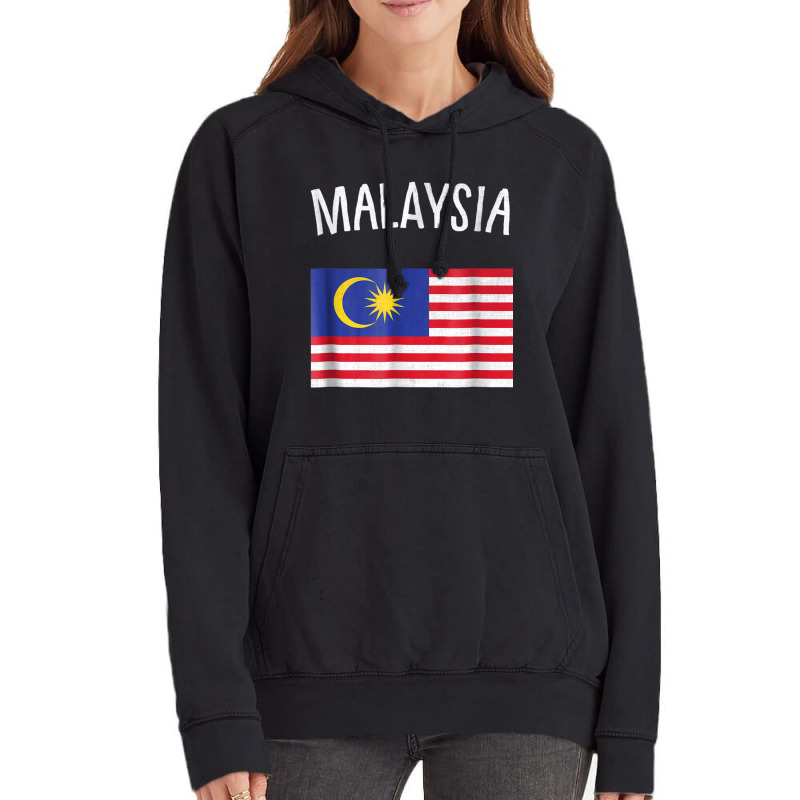 Malaysia Flag Vintage Hoodie by LUCYICHARDS | Artistshot