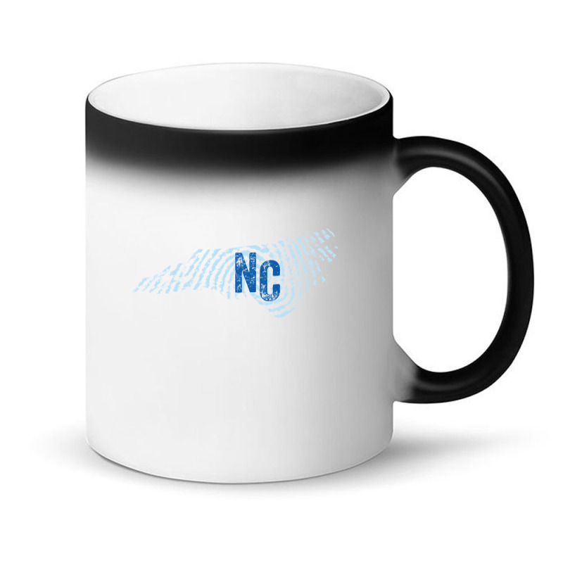 Home State Fingerprint North Carolina Magic Mug by JemmaLyna | Artistshot